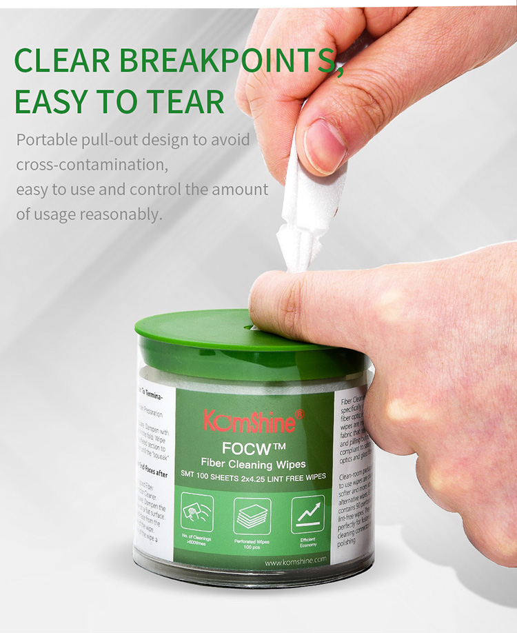 FOCW Fiber Cleaning Wipes