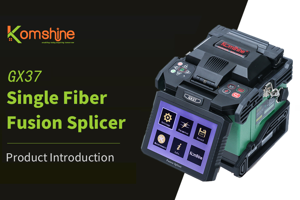 GX37 Single Fiber Fusion Splicer operation video