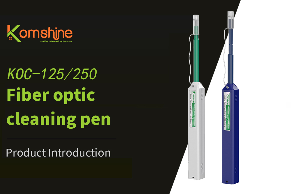 KOC-125/250 Fiber optic cleaning pen operation video