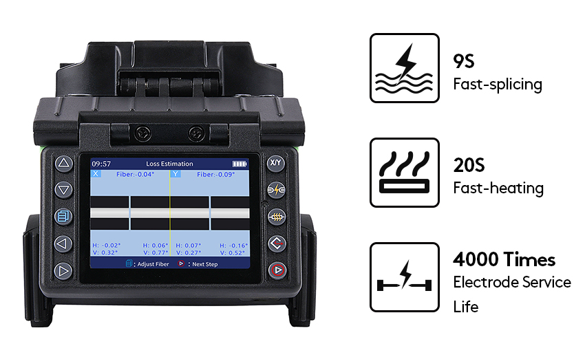 KomShine Optical Fiber Fusion Splicer GX39