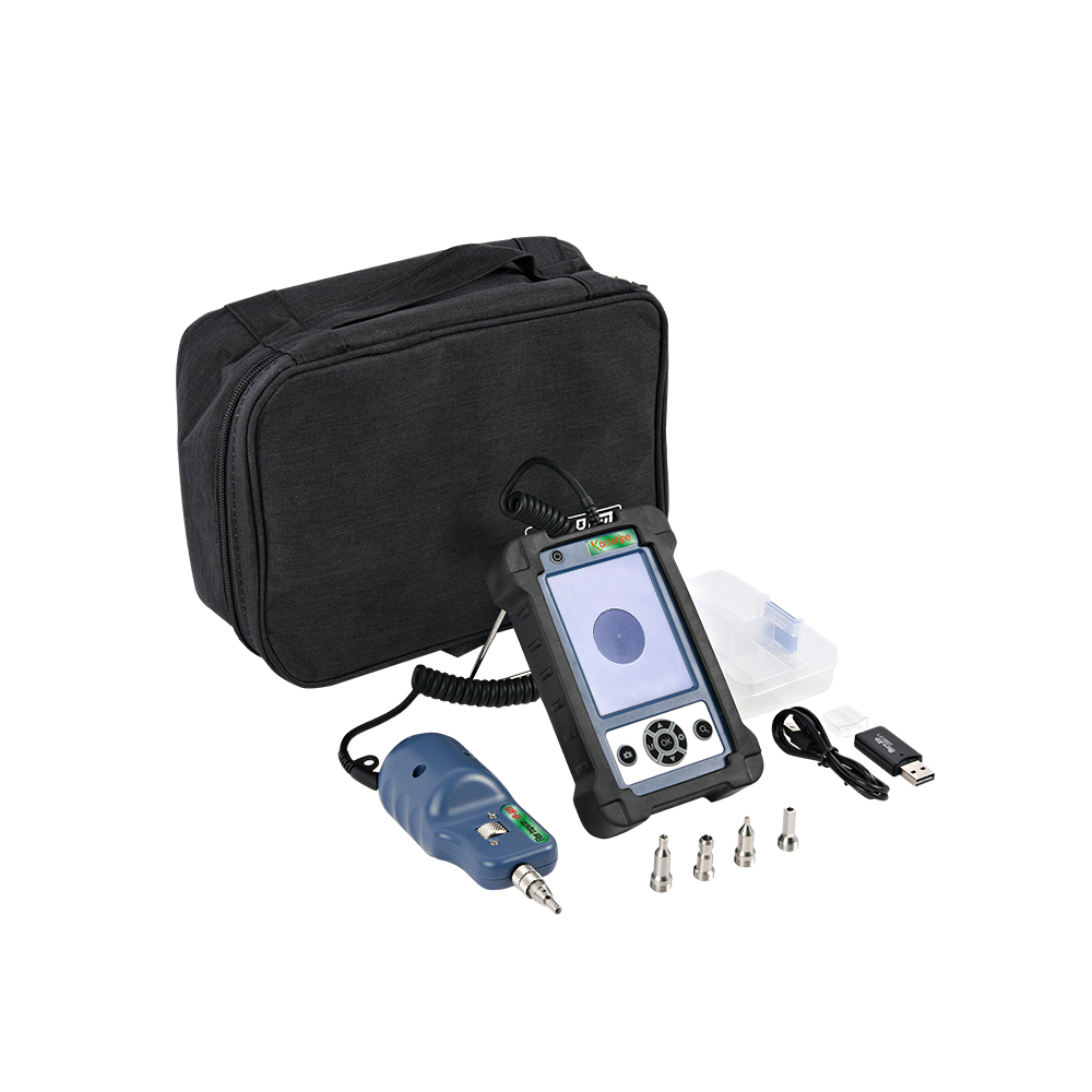 Komshine Optical Fiber Cleaning Test Kit Include KIP-600 Fiber Inspection Probe 