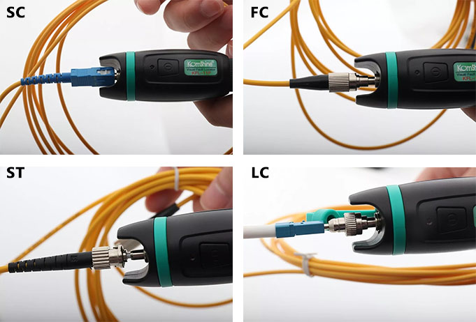 the connector SC、FC、ST、LC