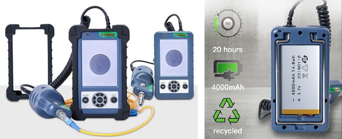 Intelligent portable optical fiber connector inspection scheme