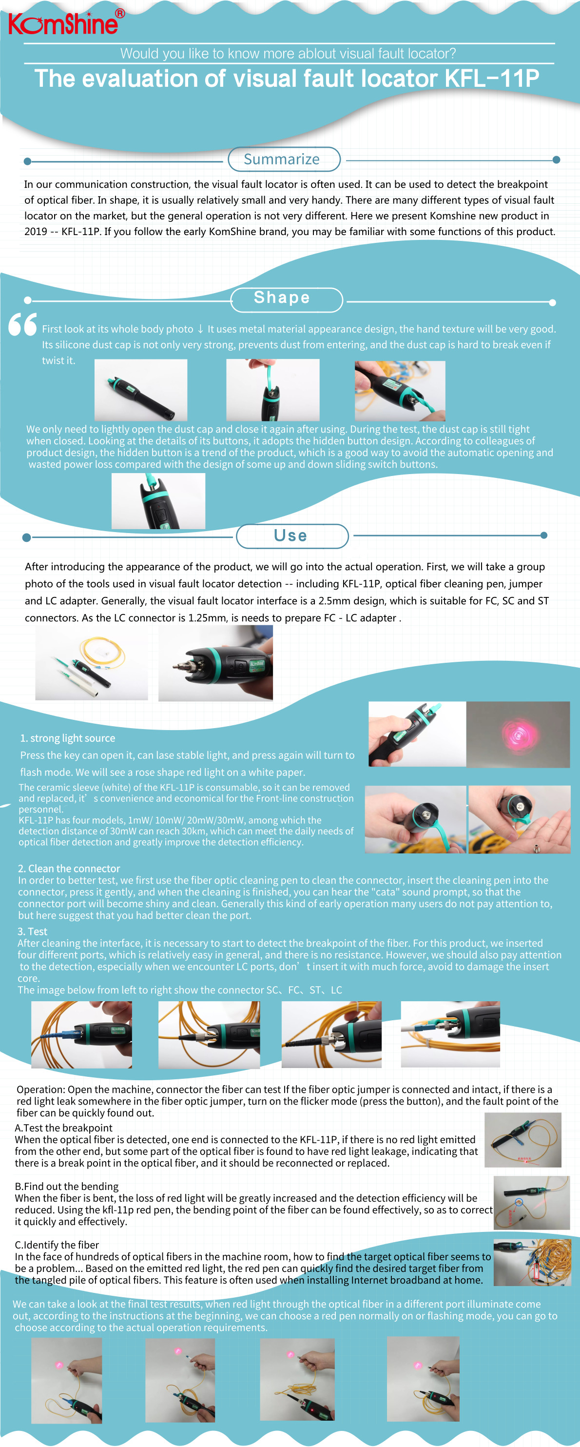 Would you like to know more ablout visual fault locator?